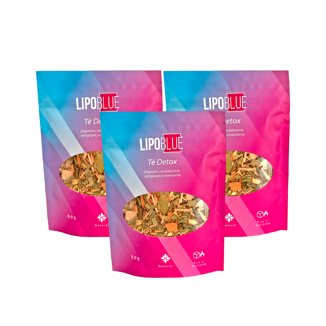 LIPOBLUE TÉ DETOX TRATAMIENTO 3 MESES